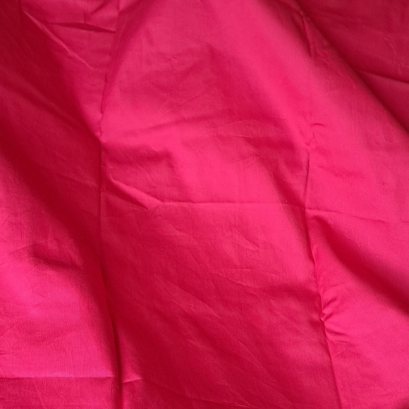 HOT pink Tab top Curtain panel WAMSUTTA Springs cotton chic Barbiecore 41x84" - Picture 3 of 7